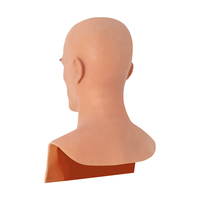 Masque Intégral en Silicone Réaliste à Visage Humain pour Halloween, Accessoire de Haute Qualité, Fourniture Directe Usine