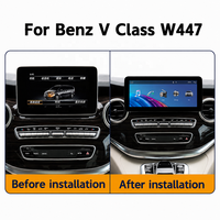 Radio Android 13 10,25''/12,3'' pour Mercedes Benz V W447 NTG5.0, CarPlay sans fil, Android Auto, lecteur électronique de voiture, lecteur DVD de voiture
