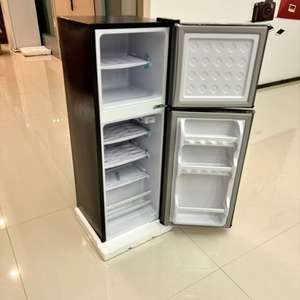 Refrigerador Pequeño de 98L Gris - Congelador en la Parte Superior y Refrigerador en la Parte Inferior, Refrigeradores para el Hogar, Refrigerador de Doble Puerta - Product Image 3