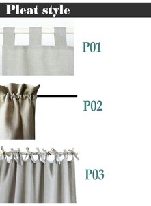 Rideau classique en lin tapisserie de haute qualité, nouveau, vente en gros, pour fenêtre de salon et chambre à coucher, 100% - Product Image 6