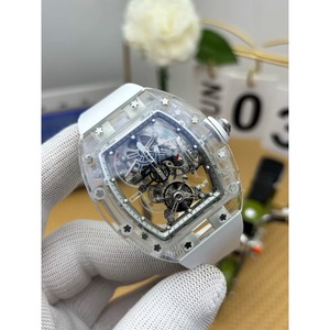 Nouvelle Montre Modèle 2026 - Tourbillon à Design Creux Boîtier en Cristal - Montre Haut de Gamme - Montre Mécanique pour Homme - Product Image 1
