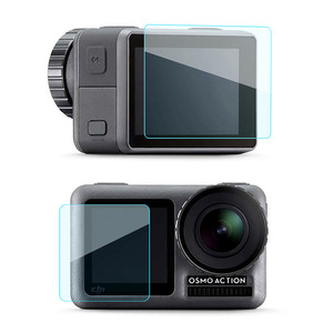 3 uds películas de protección Pantalla de lente películas de vidrio templado película a prueba de explosiones para DJI <span class=keywords><strong>Osmo</strong></span> <span class=keywords><strong>Action</strong></span> <span class=keywords><strong>1</strong></span> 2 3 accesorios de cámara - Product Image 1