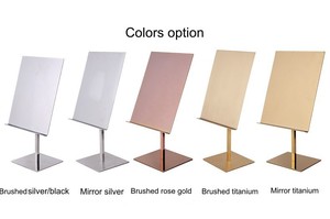Metal Vestuário <span class=keywords><strong>Display</strong></span> Racks Single Shirt <span class=keywords><strong>Display</strong></span> Holder Stand Publicidade Cartaz Sinais <span class=keywords><strong>Display</strong></span> Stands para loja de varejo - Product Image 6