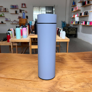 Gobelet isotherme à double paroi 2024, 500 ml, en acier inoxydable, bouteille d'eau intelligente avec logo personnalisé - Product Image 4