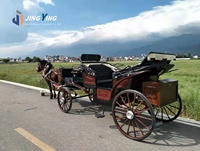 Style européen rétro style palais chariot électrique sans chevaux style de sculpture sur bois massif modèles personnalisés pour le transport spécial