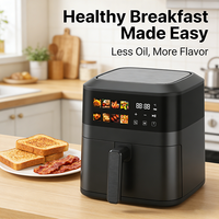 Appareils électroménagers de cuisine personnalisés, friteuse à air électrique, antiadhésive et facile à nettoyer, four à air certifié CE ETL GS