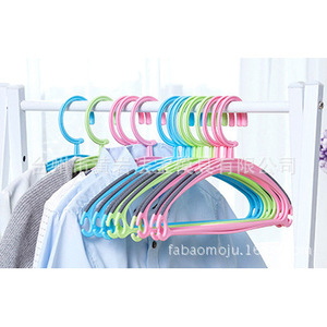 <b>Plastic</b> Clothes Hangers Non Slip Rectangle <b>Hook</b> Type For Clothing Organizer Injection Molding Mold Multi Cavity - Product Image 1