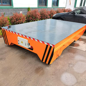 Carrello per carrello di trasferimento ferroviario elettrico piatto ad alta velocità industriale motorizzato da 10 tonnellate con telecomando senza fili - Product Image 6