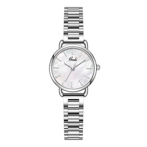 Reloj de cuarzo de lujo de gama alta para mujer, nicho, caja de acero inoxidable de moda de alto valor, esfera impermeable Simple resistente al agua - Product Image 3