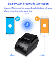 58mm untuk Antarmuka Bluetooth & WiFi Printer POS Thermal untuk Supermarket Toko Android IOS Windows Mobile USB Warna-warni Sto
