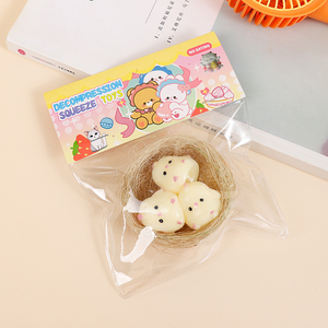 Mini Juguete Blandito Antiestrés Kawaii Hecho a Mano, Pollito Animal Mochi Suave, Squishies Taba, Juguete Sensorial para Niños - Product Image 4