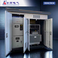 ANGAO ODM – Nouvelle station de transformateur compacte extérieure YBW durable IP54, préfabriquée pour le réseau électrique des parcs industriels