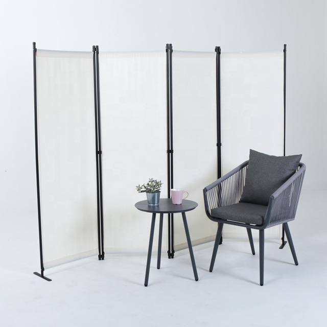 Portable Metal Screen Room Divider Foldable Indoor/Outdoor Office and Living Room Furniture for Use