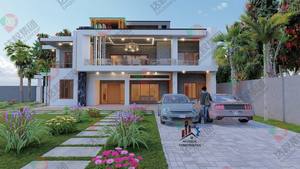 Casa prefabricada blanca de estilo moderno con bajo coste - Product Image 3