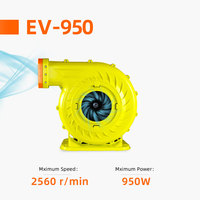Souffleur électrique AC 0,9 CV 950 W pour château gonflable, toboggan aquatique, souffleur d'air commercial