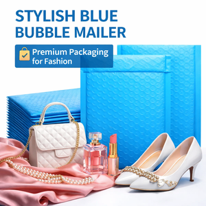 Ccpackage Custom Blue Plastic Envelope Padded Shipping Bag Waterproof <strong>Bubble</strong> <strong>Mailer</strong> With Custom Logo Self Seal Poly <strong>Mailer</strong> - Product Image 4