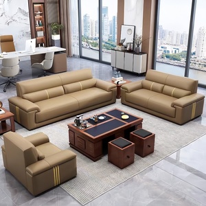 Ensemble moderne et minimaliste de canapé et table basse pour <span class=keywords><strong>bureau</strong></span>, idéal pour les zones de réception et les salons d'affaires - Product Image 3