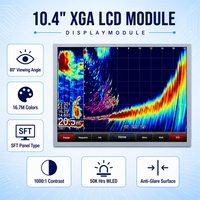 Tianma TM104TDGP10 Modul LCD XGA 10,4 Inci 1024x768 LVDS 450cd/m2 50K Jam WLED Anti-Silau Industri Suhu Lebar -20~70C