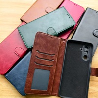 Étui portefeuille rétro en cuir PU pour téléphones mobiles Xiaomi 15 17 Pro Poco M7 Note 15 Pro Redmi K80 Note 14 15 C83 5G 9 K90