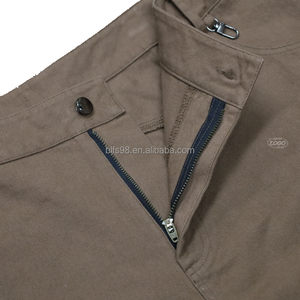 Shorts de sport d'été pour hommes avec fermeture éclair, décontractés, en coton, multi-poches, coupe ample, style formel - Product Image 5