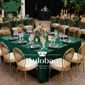 <b>Outdoor</b> Wedding Furniture Gold Stainless Steel Wedding Banquet <b>Chairs</b> - Product Image 5