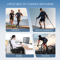 Sangle rotulienne sportive avec coussinet en silicone intégré, réglable, légère, respirante, support de genou et protection de la rotule