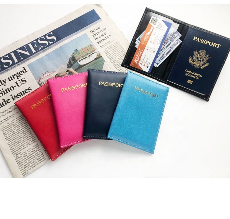 Изготовленная на заказ Обложка для паспорта из искусственной кожи, чехол-кошелек для путешествий, хорошее качество, Обложка для паспорта США, пустая
