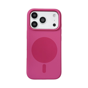 เคสซิลิโคนเหลวแบบเต็มตัวพรีเมียม สำหรับ iPhone รุ่นวงกลมใหญ่, เคสซิลิโคนเหลวสีแดงเบอร์กันดีสำหรับ iPhone 18 Pro Max - Product Image 2