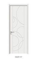 Portes de chambre à coucher intérieures de haute qualité de luxe en Chine GA20-104 joli bois Australie design irrégulier moderne populaire pour une bonne vente