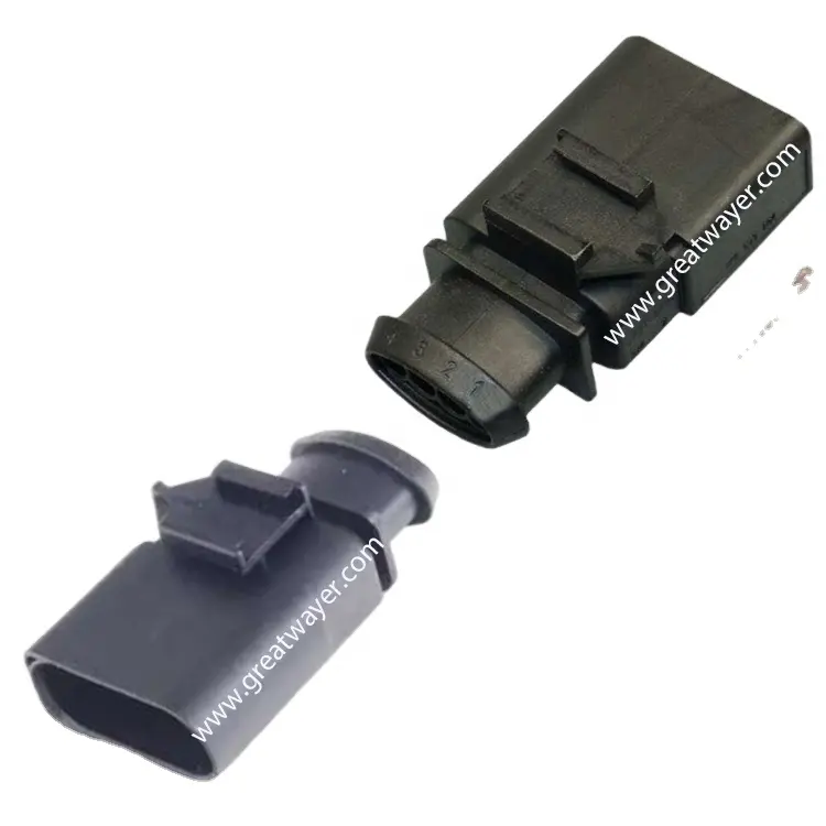 4 Pin Pressure Sensor Male Female Harness Connector Kit for VW Volkswagen Audi 1J0973704 1K0973804