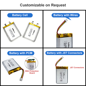 Baterai Lithium Rechargeable 102040 Lipo 3.7v 750mah 2.77wh dengan Konektor untuk Penerangan / Baterai LED Un38.3 - Product Image 6