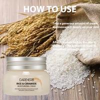 Crème hydratante de visage de céramide de riz de soins de la peau de la Malaisie coréenne pour la peau rougeoyante