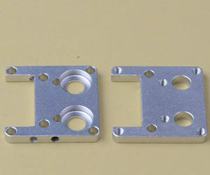 Bloc de montage d'extrudeuse en aluminium pour imprimante 3D <span class=keywords><strong>Ultimaker</strong></span> UM2/UM2+, plaque de fixation usinée CNC, pièce de rechange - Product Image 4
