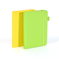 Carnet écologique avec couverture en PU, couleur unie, fermeture élastique, logo et couleur personnalisés, journal d'écriture durable