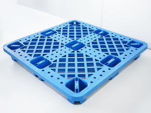 Paleta Europea encajable y apilable con entrada de 4 vías Paleta moldeada por inyección de refuerzo de plástico y acero HDPE PP duradero - Product Image 6