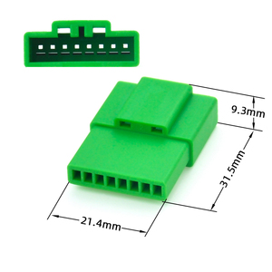 JAE IL-AG5 2-8ピングリーン自動車コネクタキットIPXX密封された男性女性セットヘッドライトワイヤーハーネス2.5mmピッチPBT GF - Product Image 6