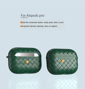 Étui de protection en TPU rose inspiré par le designer Bracelet en cuir personnalisé Étui à bandoulière technique inspiré du point de vente en gros pour <span class=keywords><strong>Airpods</strong></span> DIY - Product Image 4