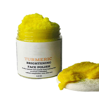 Tay Gommage Corp Visage Et kolordu Au Curcuma Citron doğal organik Tumeric zerdeçal şeker yüz yüz vücut fırçalayın karanlık noktalar için