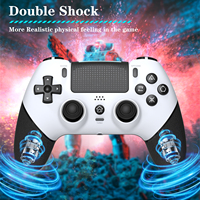 Manette de jeu sans fil T48 avec joystick à effet Hall pour Playstation 4 PS4 Slim / Pro / PC, manette de jeu, joystick de jeu