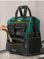 Sac à dos pour outils de grande capacité, robuste, imperméable, organiseur d'outils pour la maison, sacs à outils techniques de luxe, sac à outils électriques