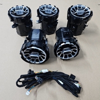 Upgrade Lampu Ambient 64 Warna W177 untuk Mercedes Benz Kelas A A200 A180, Lampu LED Atmosfer Interior