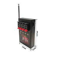 Système de tir de feux d'artifice à télécommande sans fil 4 Cue Dispositif de tir de feux d'artifice pour mariage Noël Anniversaire Machine Pyro à froid
