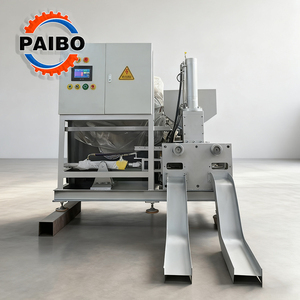 Presse à copeaux d'aluminium automatique à vitesse 2X, presse à briquettes de copeaux métalliques avec double sortie, équipement de recyclage des métaux de rebut - Product Image 2