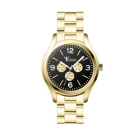 Jam Tangan Pria Analog Quartz Stainless Steel Baru, Tahan Air, Dilengkapi Tanggal, Mesin Seiko, Casing Alloy, Kaca Dial, Menawan
