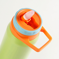 Vaso Térmico Portátil de Acero Inoxidable de Grado Superior, Libre de BPA, de 24 oz, con Aislamiento al Vacío, para Viajes, Deportes y Escuela, con Pajita