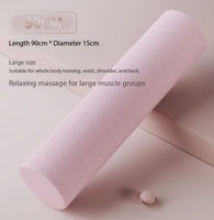 Rouleau en mousse EPP haute densité 90 cm, noyau solide, massage musculaire, logo personnalisé, OEM, vente en gros pour Pilates et salle de sport