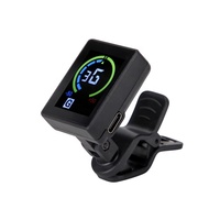 Accordeur chromatique électrique clip-on/clip sur accordeur de guitare avec charge pour instruments à cordes pièces accessoires de guitare vente en gros