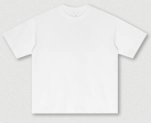 YKH 255Gsm hommes manches courtes haute qualité 100% coton Streetwear O col rond Logo personnalisé <span class=keywords><strong>Anti</strong></span> acariens t-shirt - Product Image 3