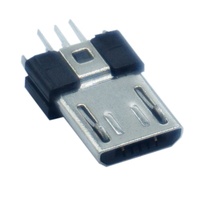 Conector Micro USB Macho de 5 Pines para Cable de Datos de Teléfono Móvil Android