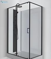 Cabine de douche pour appartement |   Cabine de douche compacte avec porte coulissante, gain de place pour appartement en location